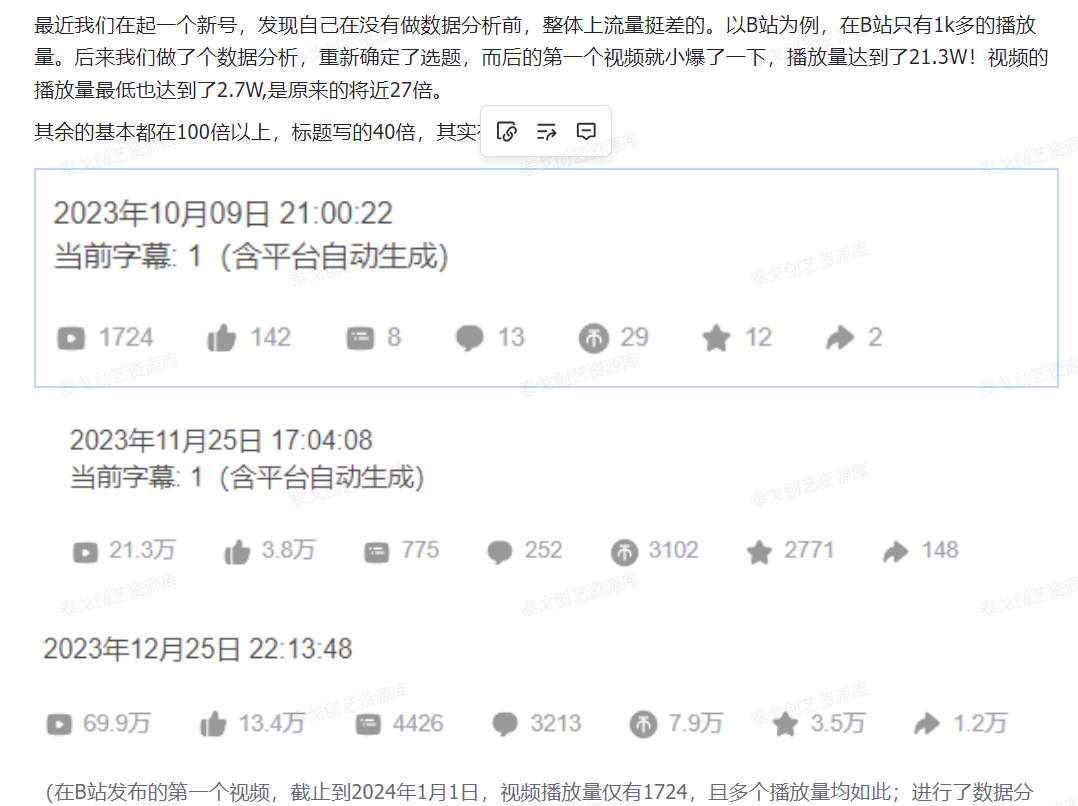图片[2]-我是如何分析数据，将视频播放量平均提高40倍的？（附硬核保姆级操作指南）-泰戈创艺资源库