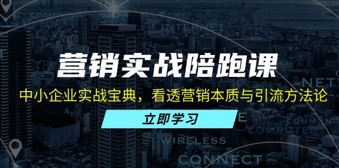 （13146期）营销实战陪跑课：中小企业实战宝典，看透营销本质与引流方法论-泰戈创艺资源库