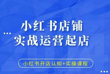 小红书店铺实战运营起店，小红书开店认知+实操课程-泰戈创艺资源库